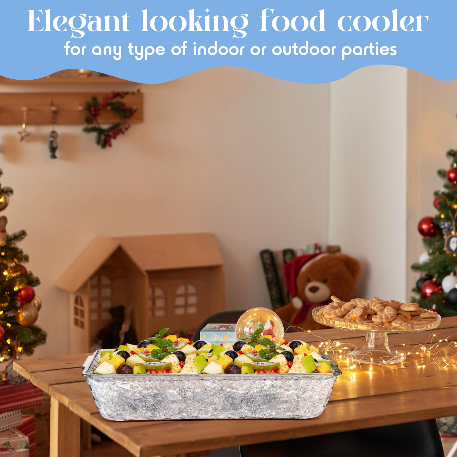 Baderke party platter set ideal for picnics, barbecues, and gatherings.