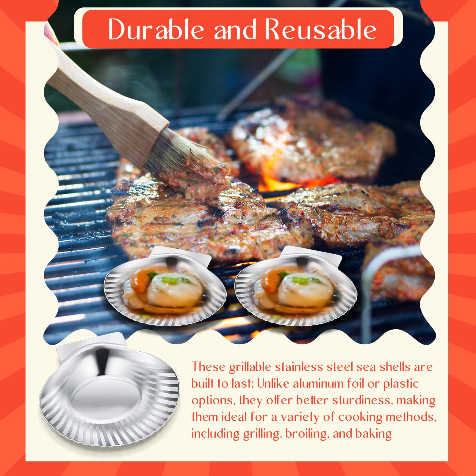 Baderke 24-pack grillable shells presented as a thoughtful entertaining gift