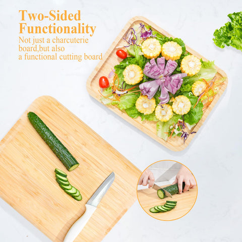 BADIABO bamboo surface offers natural, food-safe preparation for cheese and snacks.