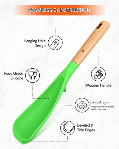Badiano BPA-free silicone spoon keeps meals safe without harmful chemicals.