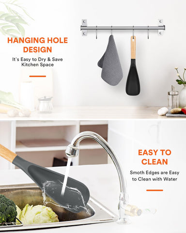 Badiano 11.4 inch spoon ideal for mixing, scooping, and serving.