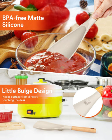 Badiano khaki 2-pack spoon bundle for easy cooking and serving.