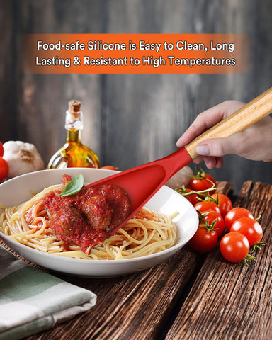 Badiano spatula spoon BPA-free for safe food handling.