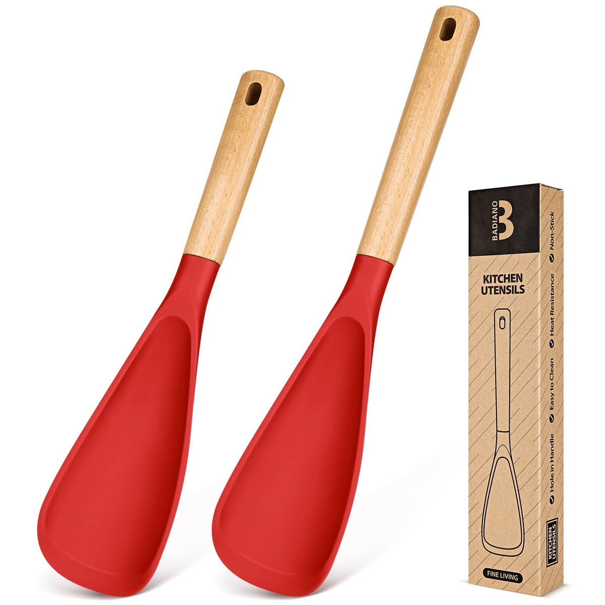 Badiano multifunction spatula spoon heat-resistant for high-heat cooking.