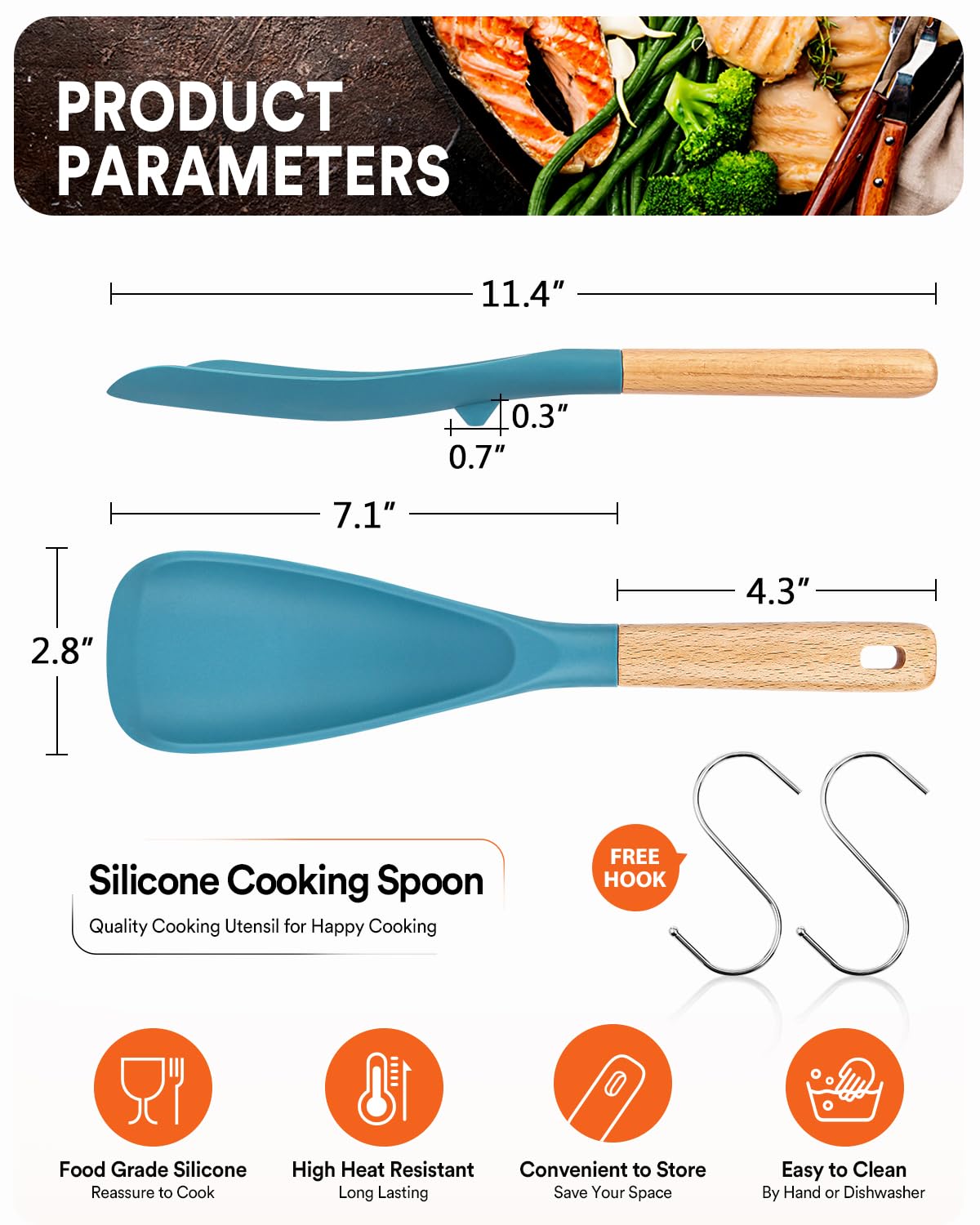 Badiano wooden handle offers ergonomic grip for precise, comfortable mixing.