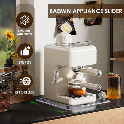 Baemin slider includes a cable organizer to keep cords tidy