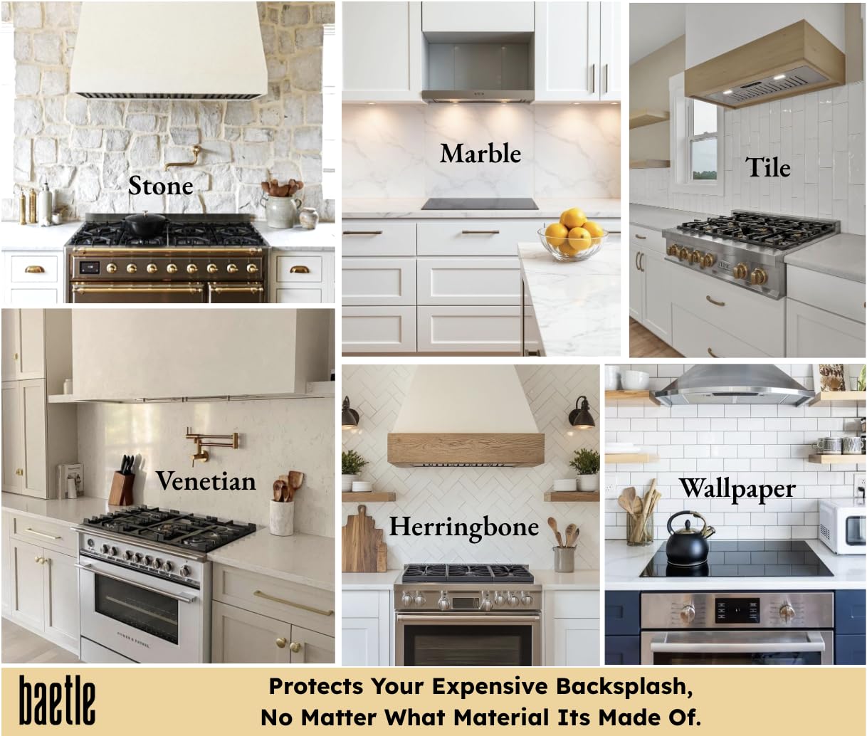 Baetle multi-purpose guard doubles as a sink splash shield or windbreak.