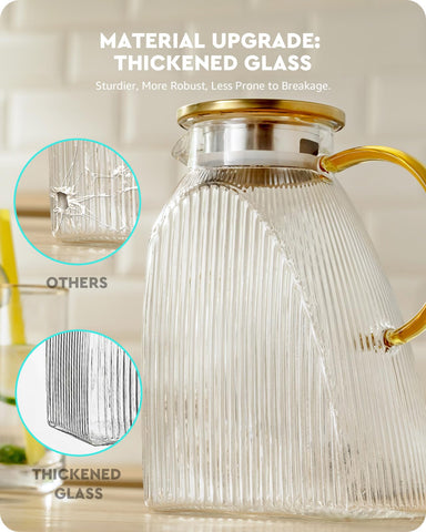 Leakproof design with two-stage strainer for pulp-free pouring