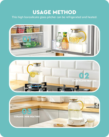 Baffect Water Pitcher fridge-door compatibility saves space in small kitchens