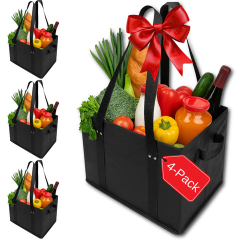 BAG-THAT! box-style bag stands open for easy loading.