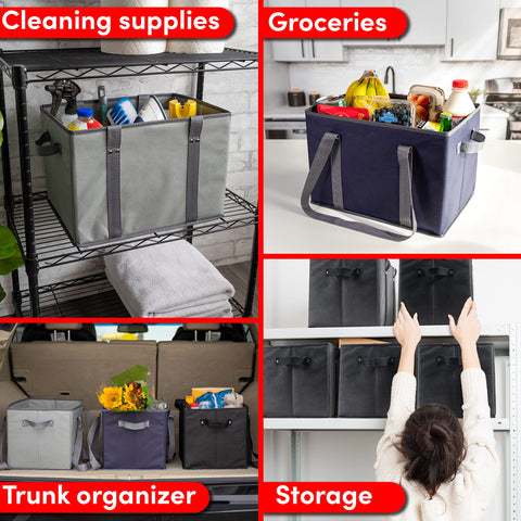 BAG-THAT wipe-clean surface stays neat after errands