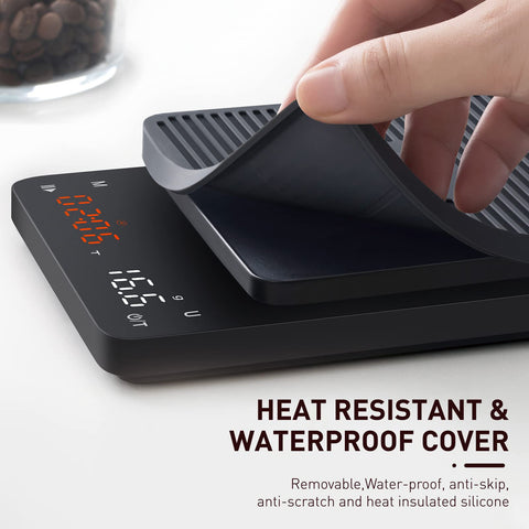 BAGAIL BASICS coffee scale large platform suits pour-over setups.