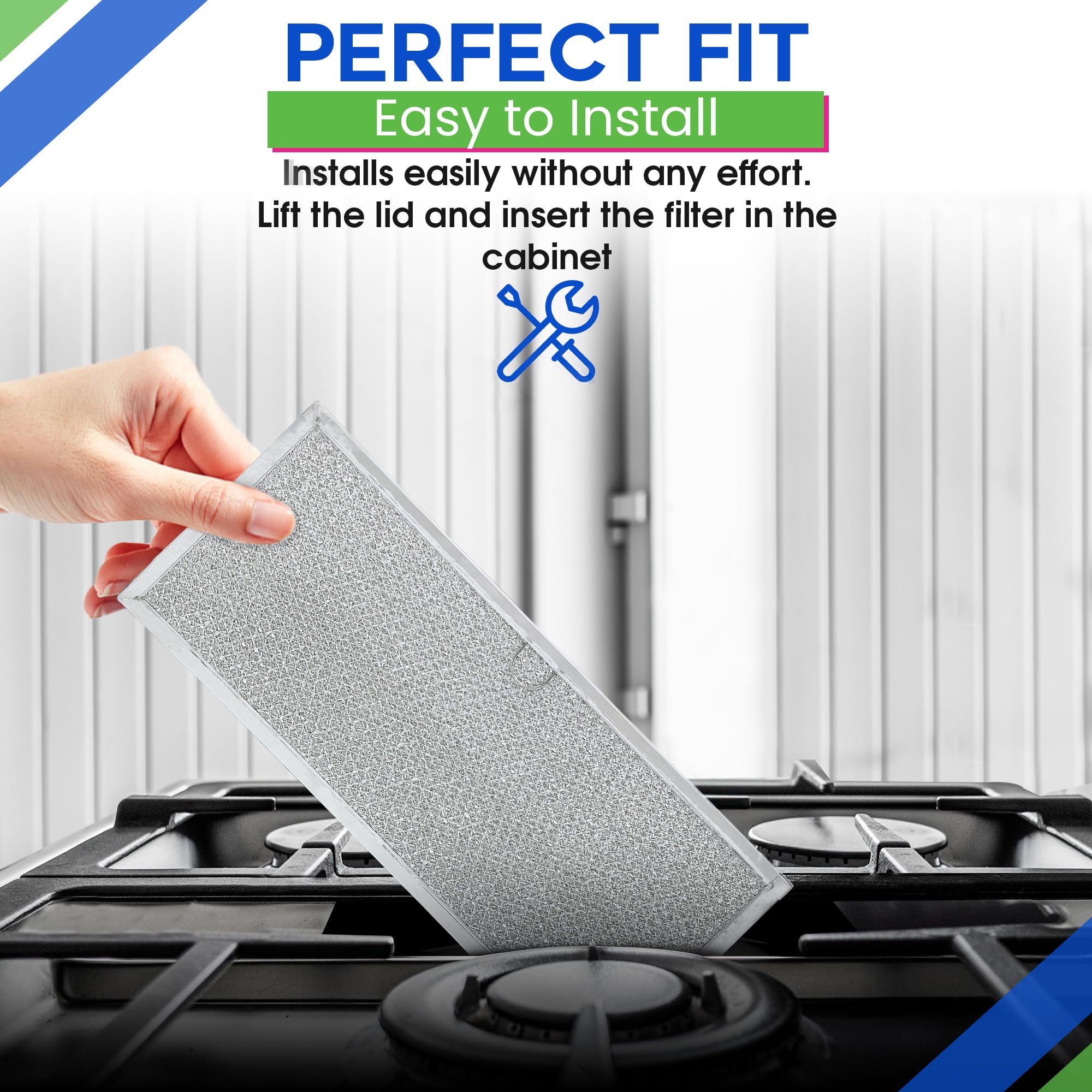 Bagean downdraft filter washability, dishwasher-safe and hand washable