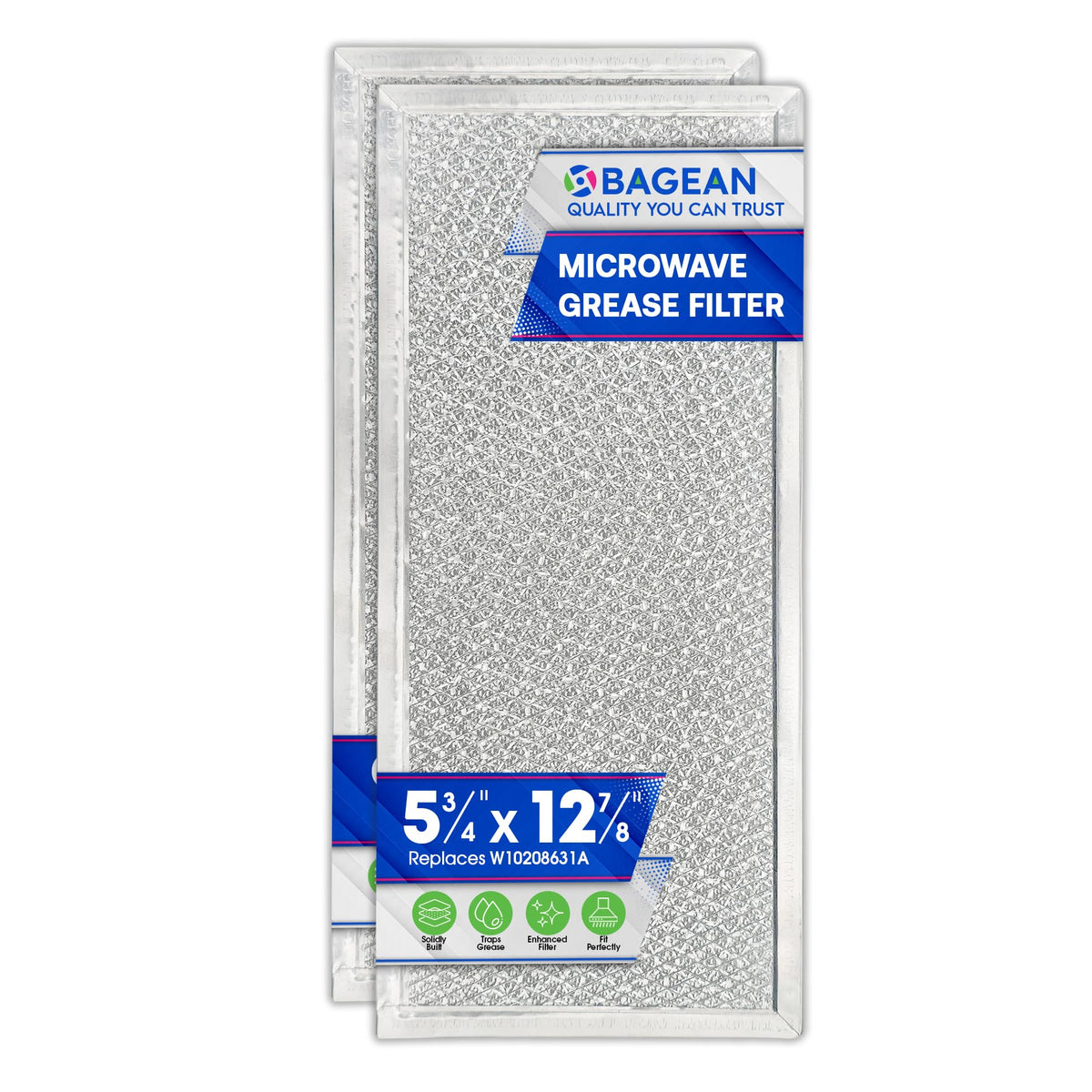 Bagean microwave filter with aluminum mesh traps grease to keep kitchen air cleaner