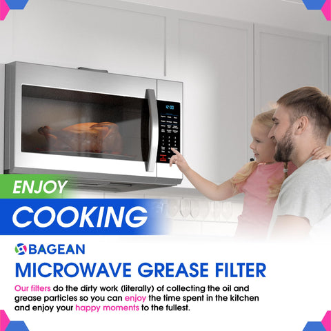 Bagean shiny aluminum mesh adds a sleek look to your kitchen