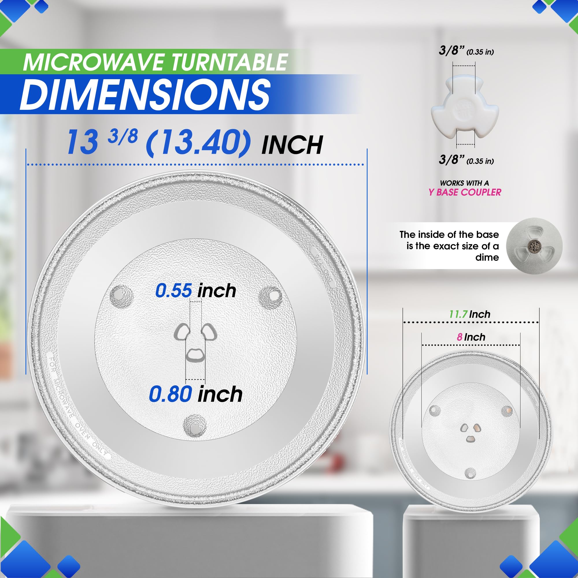 Bagean tempered-glass microwave plate offers heat resistance