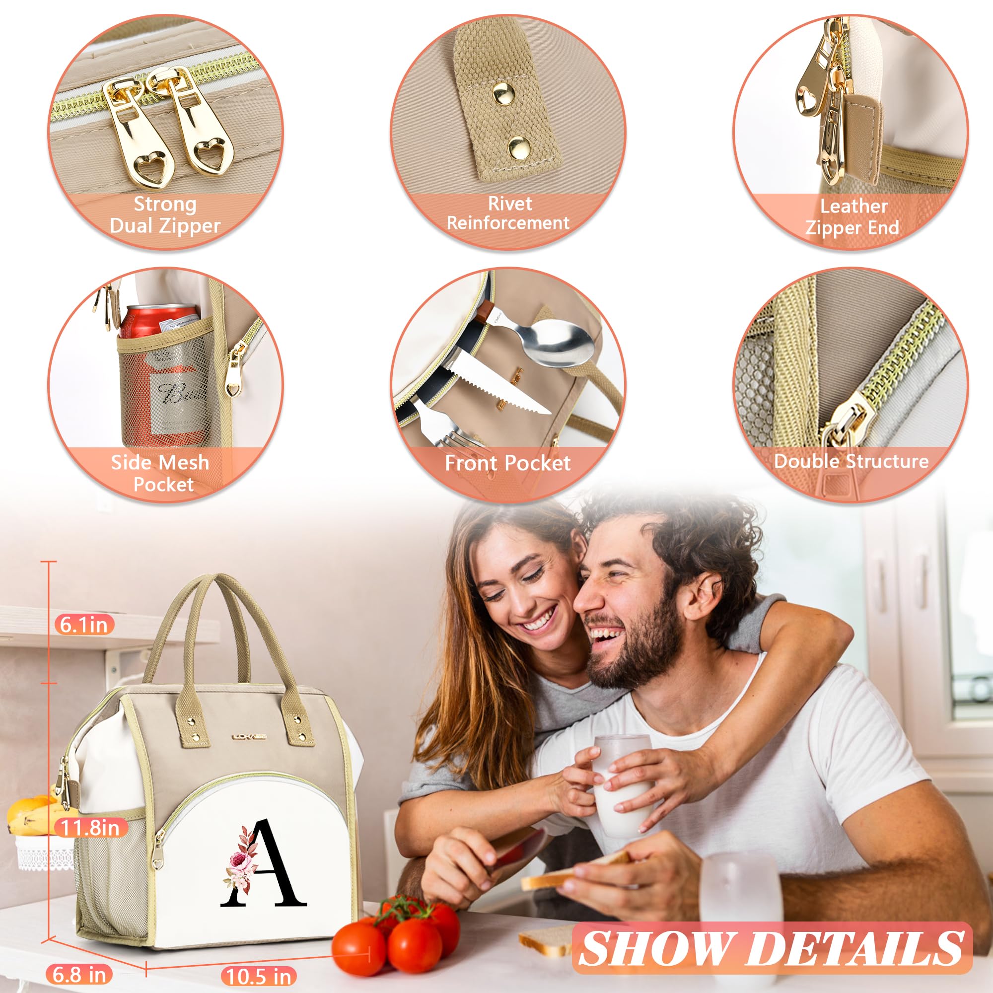 BAGNN lunch bag size showing capacity for multiple meals