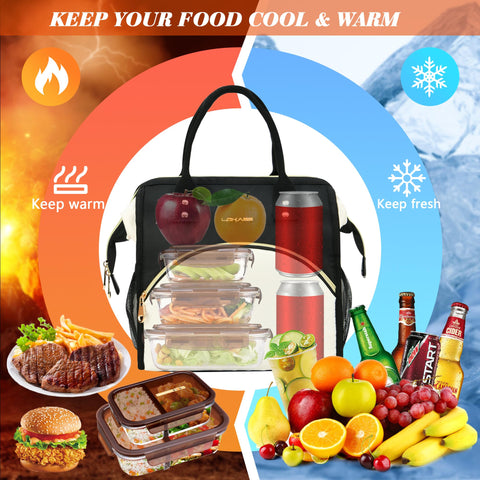 BAGNN lunch bag insulated aluminum film keeps food fresh.