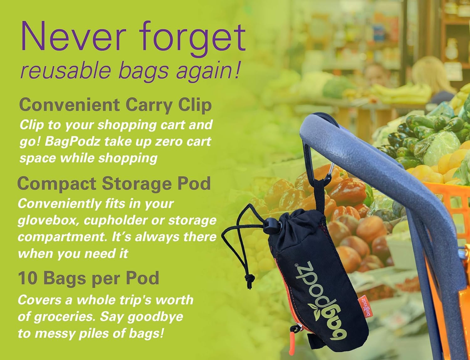 BagPodz Bluesign-certified nylon emphasizes sustainability and safety.