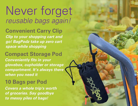 BagPodz Bluesign-certified nylon emphasizes sustainability and safety.