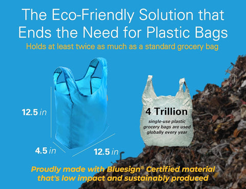BagPodz nylon bags with flat bottoms for stable loading.