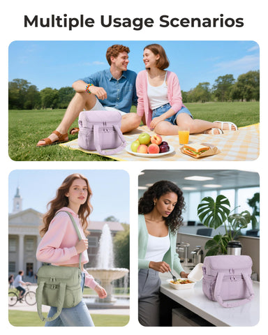 BAGSMART side pockets and bottle holder support on-the-go hydration