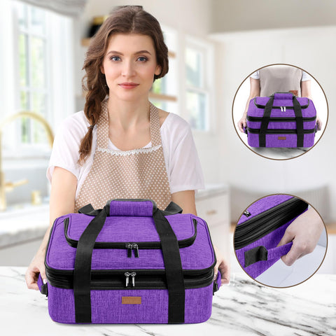BAGSPRITE aluminum lining is easy to wipe clean after use.