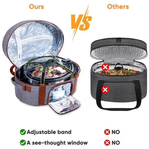 BAGSPRITE bag includes a back pocket for cookbooks and napkins