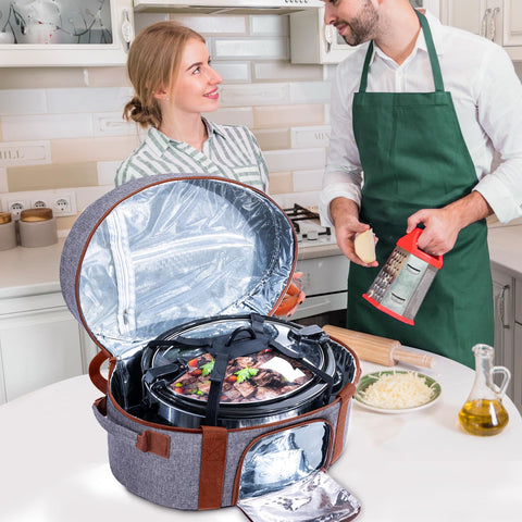 BAGSPRITE gift-ready slow cooker bag ideal for potlucks and gatherings