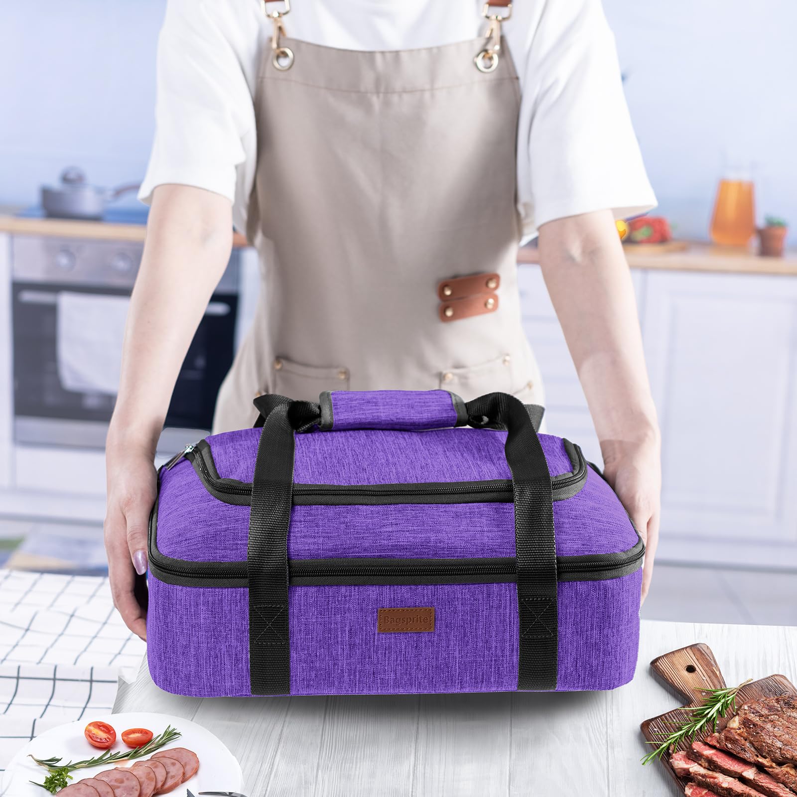 BAGSPRITE heat-resistant mat doubles as counter mat and drying surface.