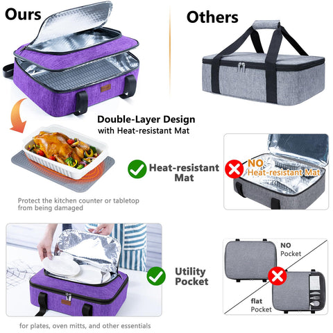 BAGSPRITE durable insulation with heavy pad and wipe-clean interior.