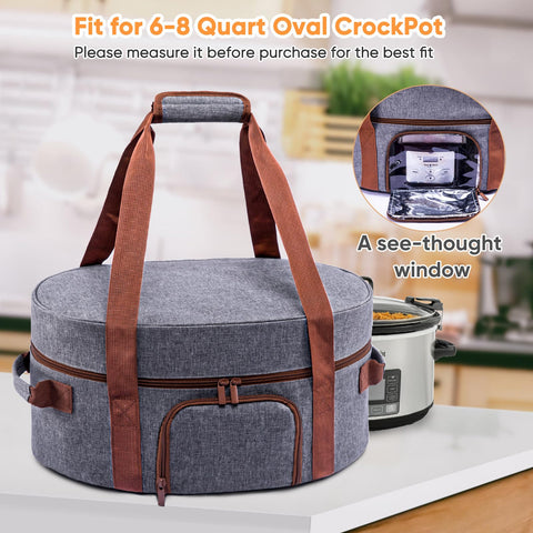 BAGSPRITE bag features insulated lining to keep meals warm during transport