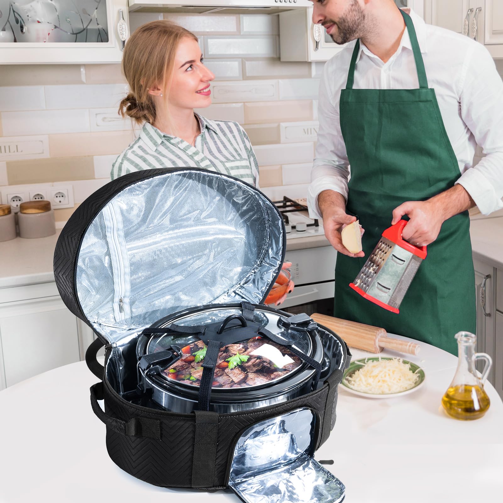 BAGSPRITE carrying bag makes a practical gift for potlucks and picnics.