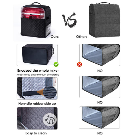 BAGSPRITE kitchenAid attachment pockets keep accessories within reach.