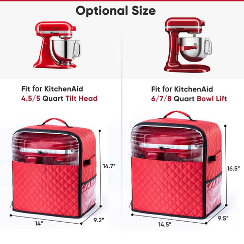 BAGSPRITE mixer cover showing pockets for attachments and accessories.