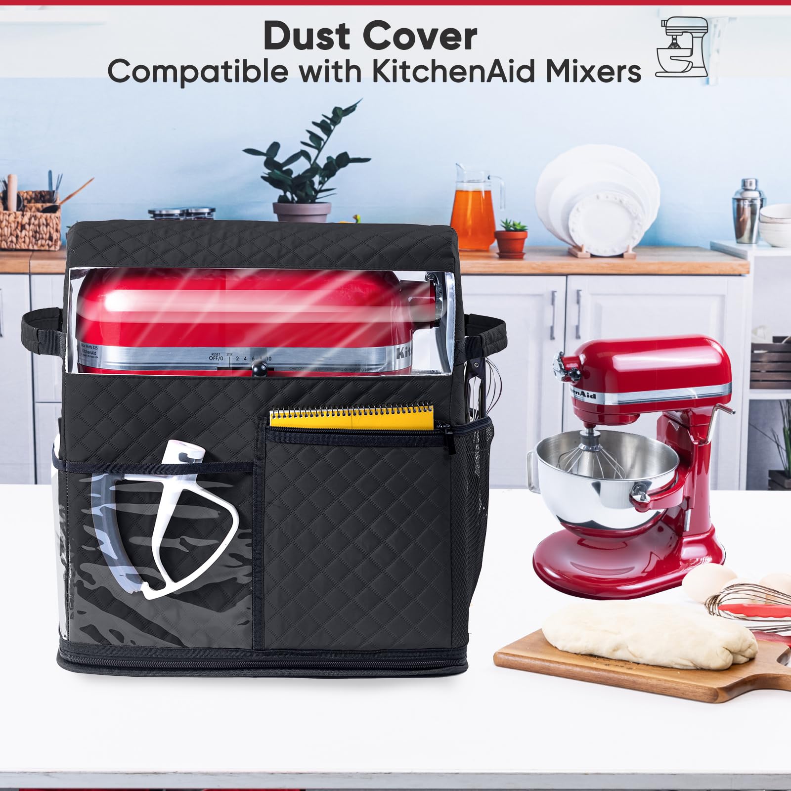 BAGSPRITE modern design adds kitchen appeal while protecting equipment.
