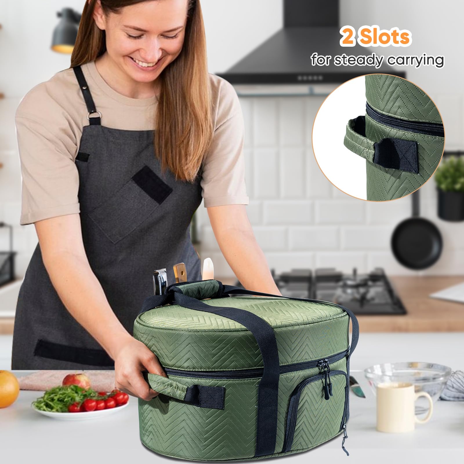 BAGSPRITE two-way zipper design for easy loading and access