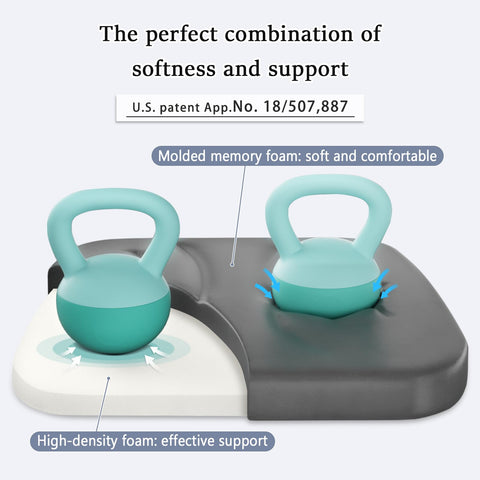Baibu silicone non-slip base keeps cushion securely in place.