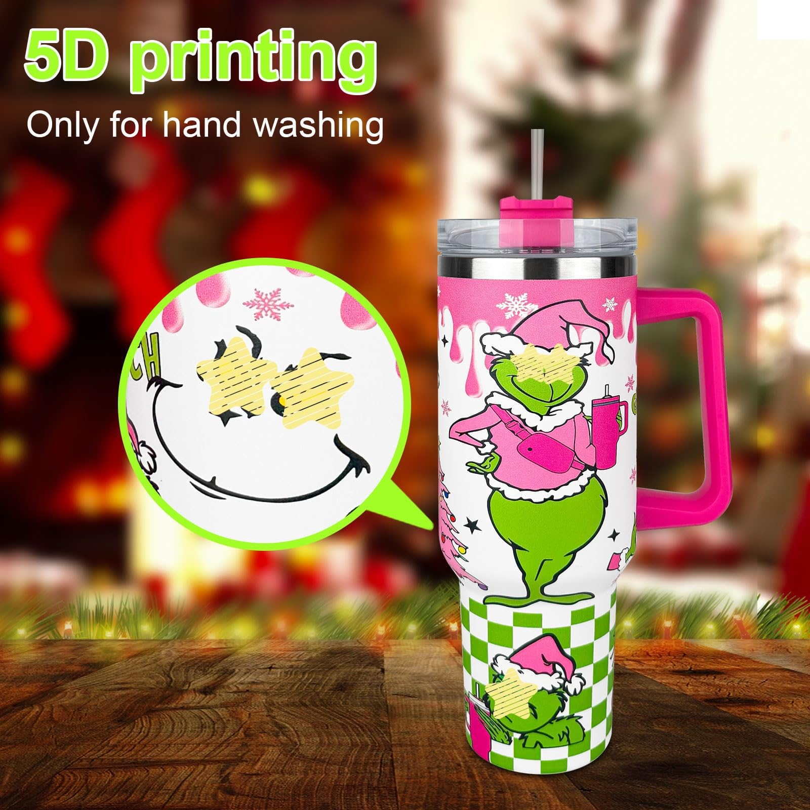 BAISHIDA 40oz vacuum insulated tumbler keeps drinks cold 12+ hours and hot 8 hours.