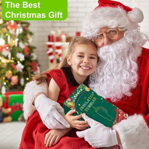 BAISHIDA Christmas gift box tumbler offers festive packaging for gifting.