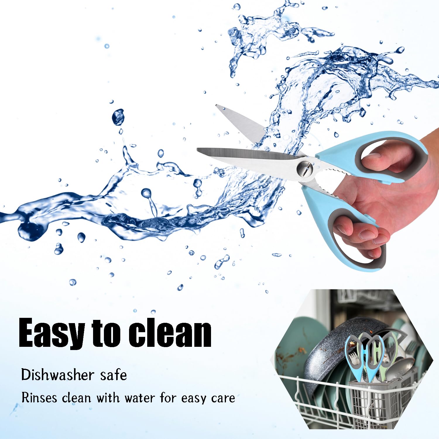Baitool soft-grip ergonomic handles reduce hand fatigue during use.