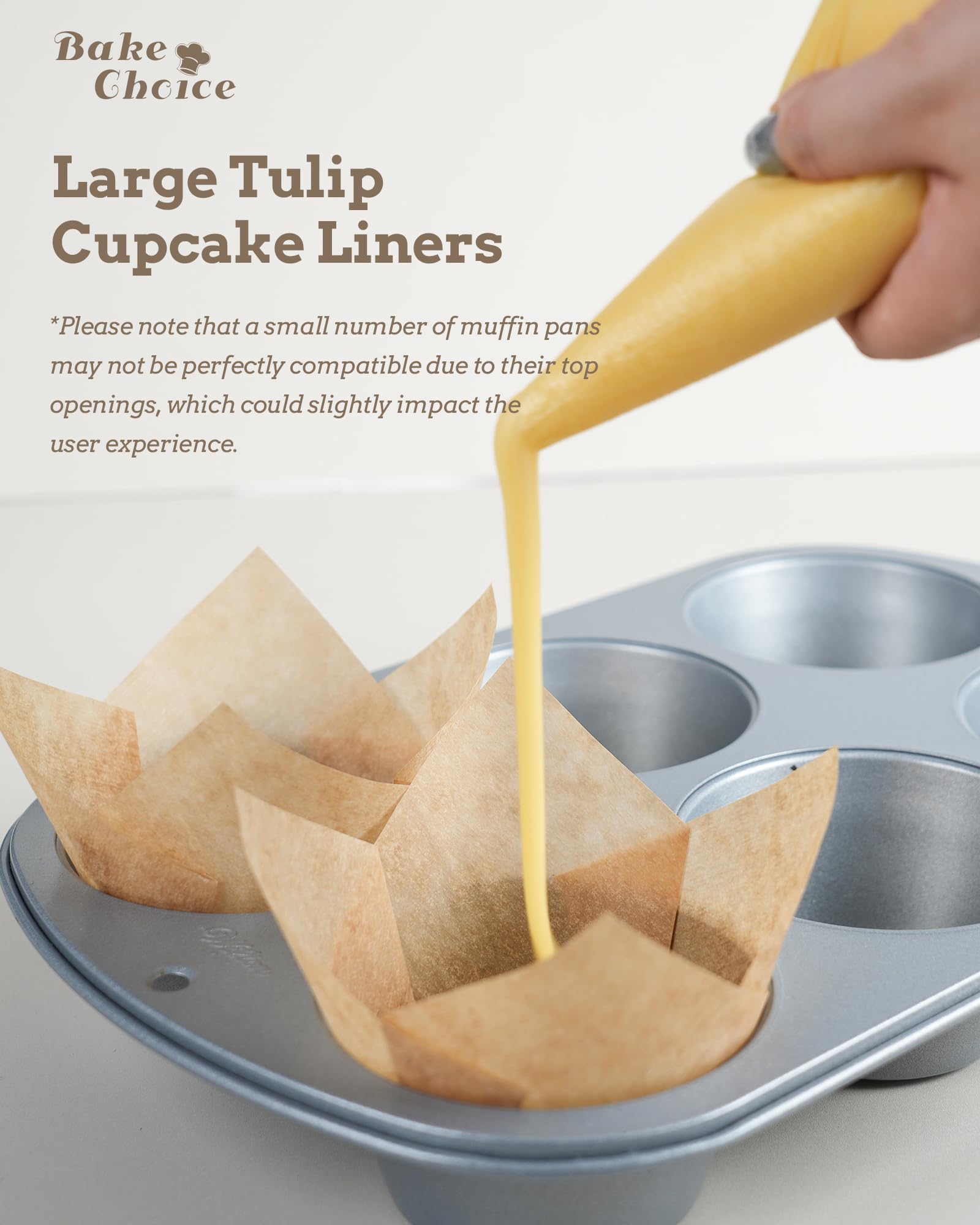 Liner withstands heat up to 428°F without fluorocarbons by Bake Choice Nordic Paper