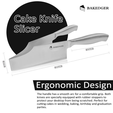 Bakedger knife shown after washing, highlighting easy cleaning and care.