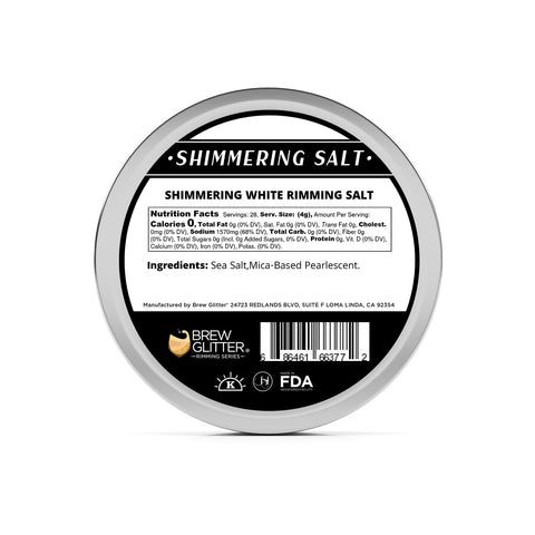 Bakell Brew Glitter product close-up emphasizes premium, USA-made ingredients.