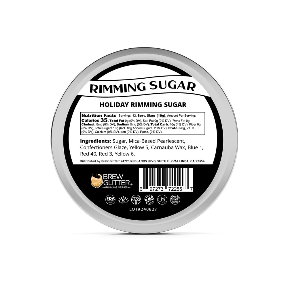 Made in USA facilities for Bakell Brew Glitter rimming sugar