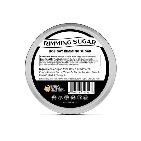 Made in USA facilities for Bakell Brew Glitter rimming sugar