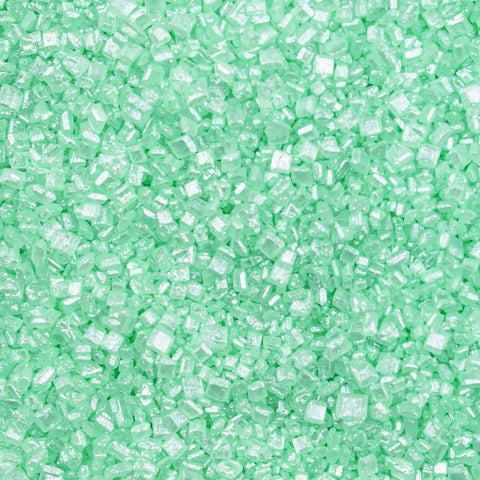 Bakell Brew Glitter Mint Green Rimming Sugar bar tin ready for use.