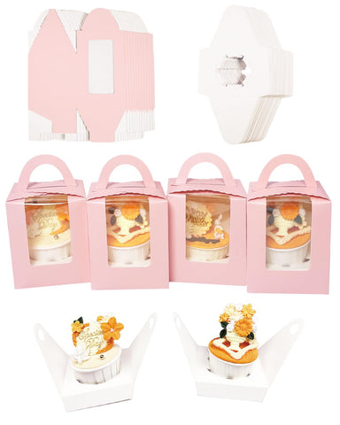 Bakepacker auto pop up cupcake box opens easily for fast packing