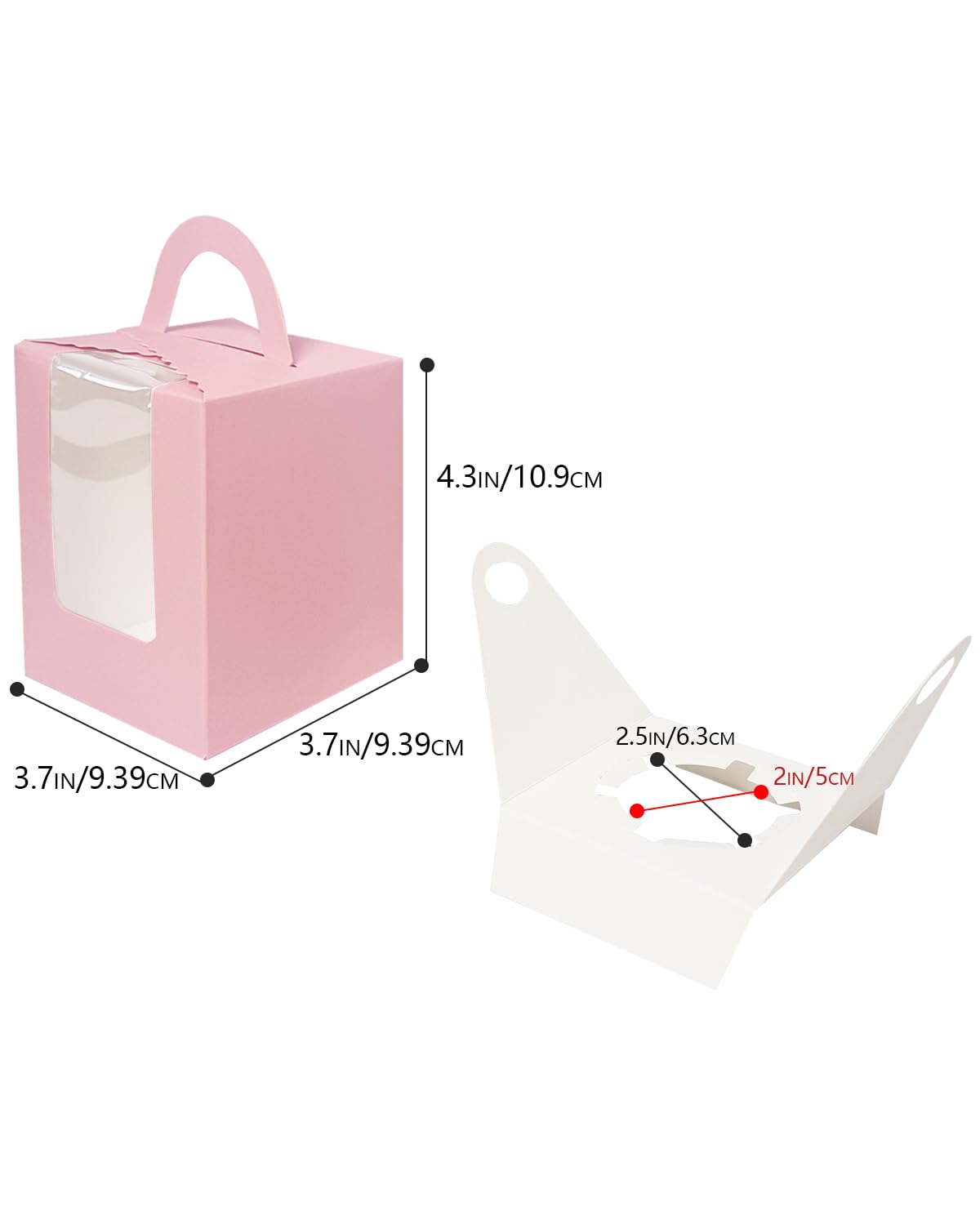 Bakepacker colorful box option helps match desserts to themes