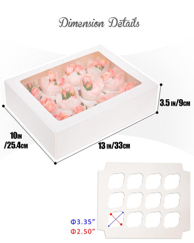 Bakepacker easy-assembly cupcake box, saves time during setup.